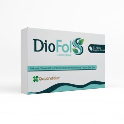 DİOFOLS L-MENTHYLFOLAT 30 TABLET FOLİK ASİT 