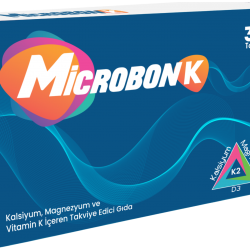 MicrobonK (Kalsiyum, magnezyum ve Vitamin K2 içeren takviye edici gıda )