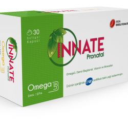 İNNATE PRONATAL OMEGA 3 içeren takviye  edici gıda.