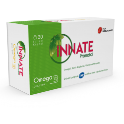 İNNATE PRONATAL OMEGA 3 içeren takviye  edici gıda.