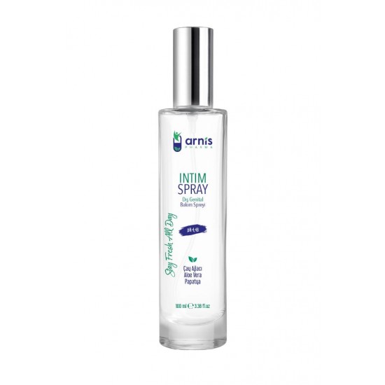Arnis Pharma Dış Genital Bölge Spreyi – Çay Ağacı, Aloe Vera, Papatya Özlü Kadın Hijyen Spreyi
